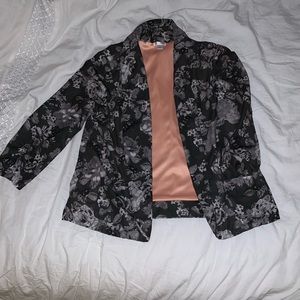 Floral Print Blazer